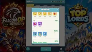 Video preview frame at 143 seconds from Will I get 5000 GEMS from Mystery Supply Chests... Falcon OP Top Lords Guides